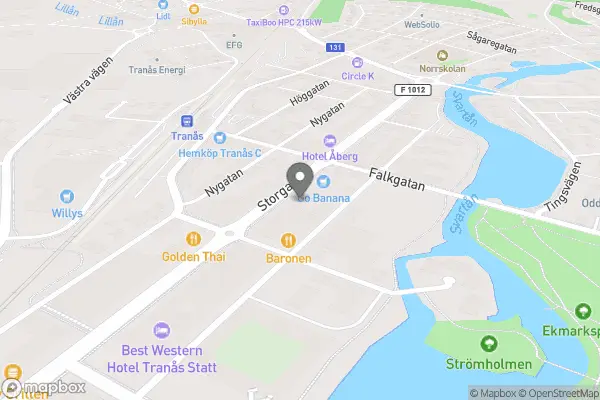 AB Aronssons Blomsterhandel - Tranås karta