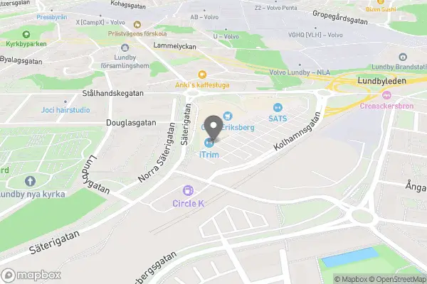 Aveny Blommor Eriksberg - Göteborg karta