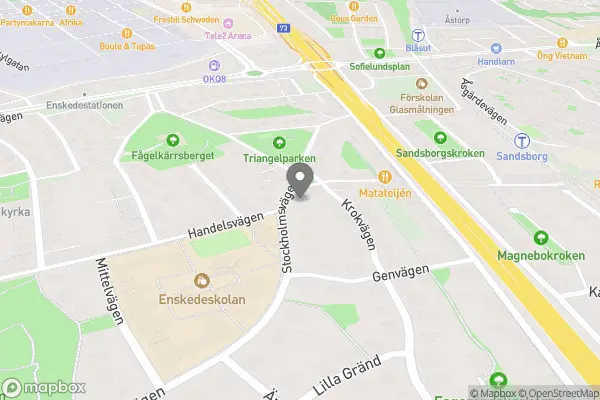 BellBonn - Enskede karta