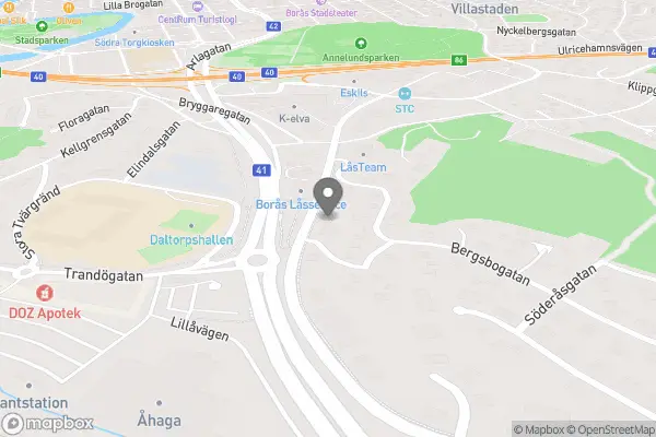 Betty´s - Borås karta