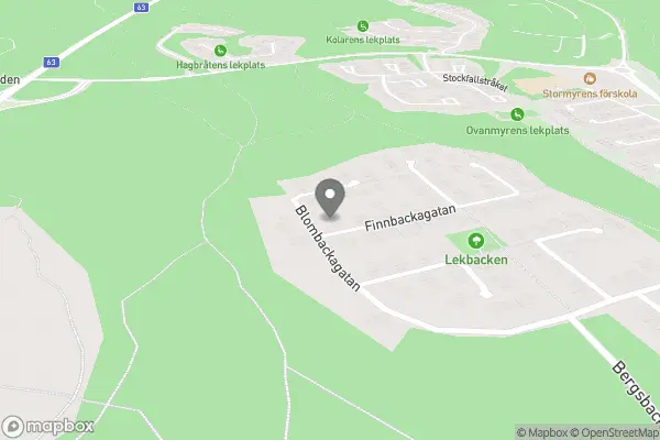 Blombackagatans blommor - Karlstad