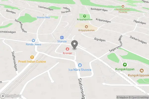 Blomsterateljén Solrosen Stuvsta - Huddinge karta