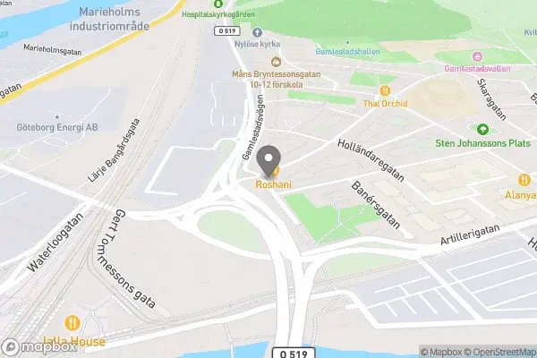Blomsterbindare Gamlestaden AB - Göteborg karta