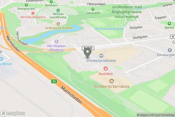 Blomsterbutiken gröna korgen - Helsingborg karta