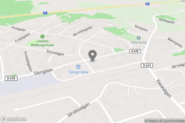 Blomsterbutiken Nävertorp - Valla karta
