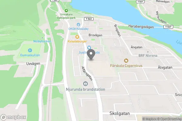Blomsterfröknarna J&M - Kvissleby karta