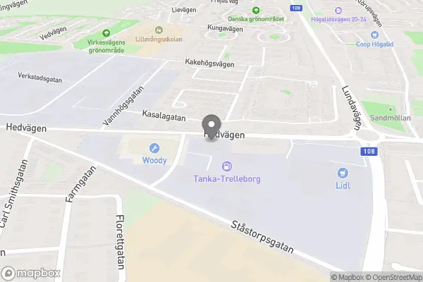 Blomsterhuset Europa - Trelleborg karta