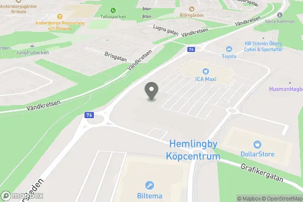Blomsterlandet Gävle - Gävle karta