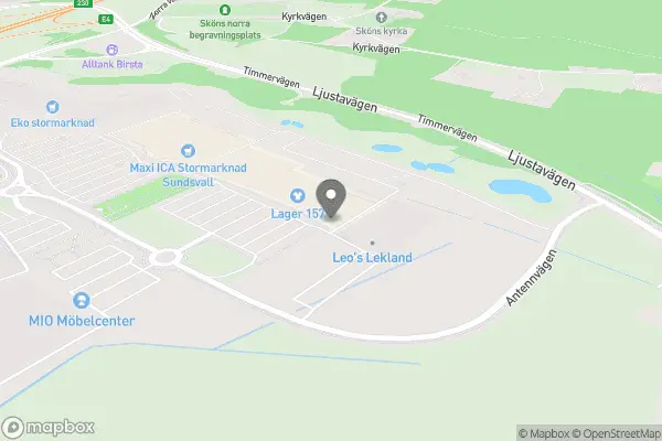 Blomsterlandet Sundsvall - Sundsbruk karta