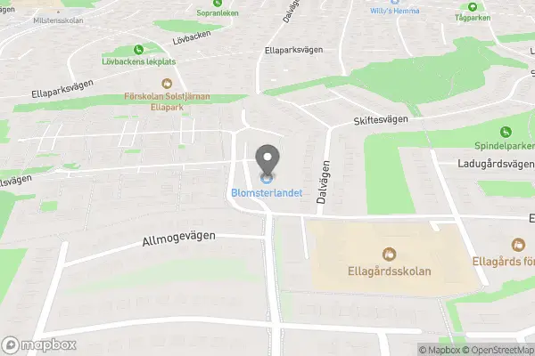 Blomsterlandet Täby - Täby karta