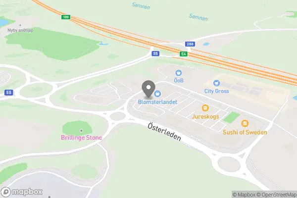 Blomsterlandet - Uppsala karta