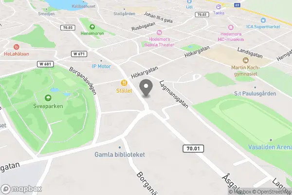 Blomsterstugan - Hedemora karta