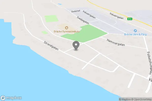 Bräcke Handelsträdgård AB - Bräcke karta