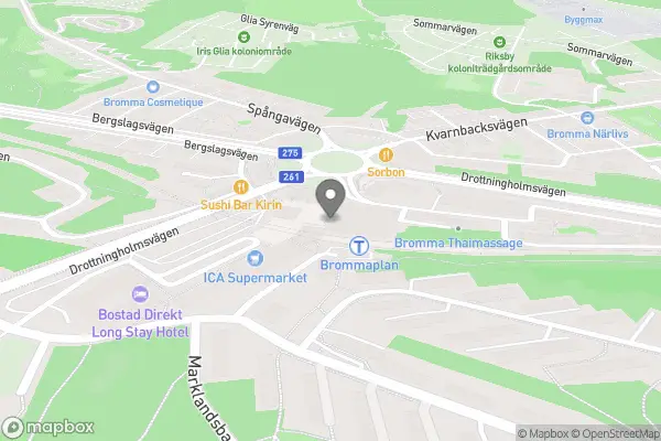 Brommaplans Blommor - Bromma karta