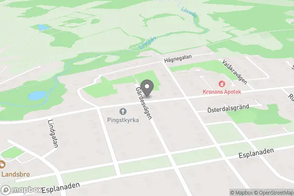 Evis Handelsträdgård O Service - Landsbro karta