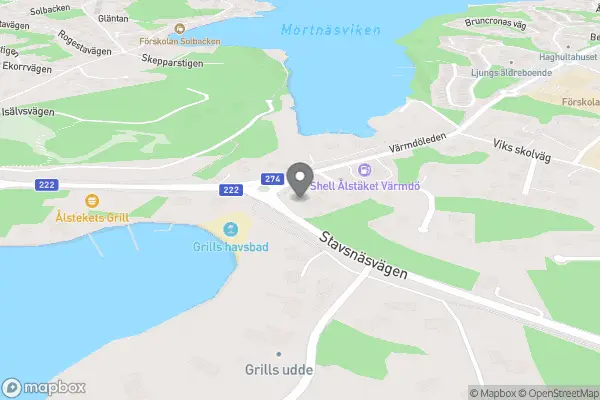 Gredelins Trädgård - Värmdö karta
