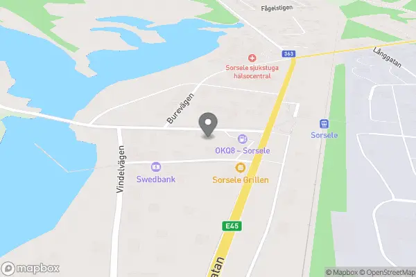 Gröna Rum i Sorsele AB - Sorsele karta