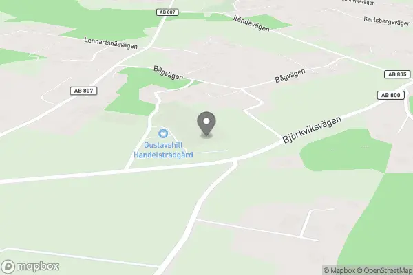 Gustavshill Handelsträdgård AB - Färentuna karta