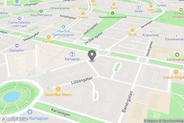 Hellborgs Blomsterhandel - Stockholm karta