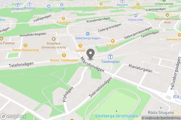 Interflora Axxent Blommor - Hägersten karta