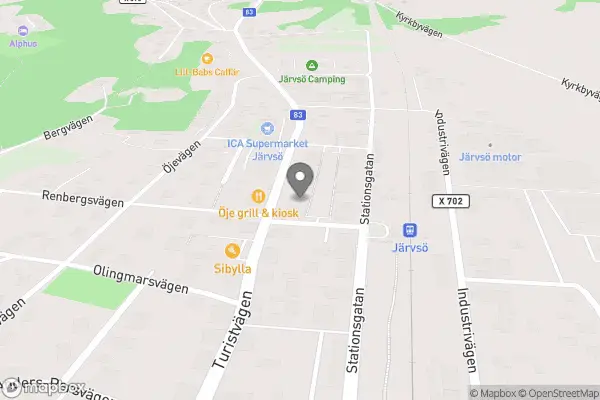 Järvsö Blomsterhandel - Järvsö karta