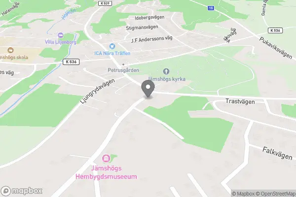 KJ Blomqvists Eftr AB - Jämshög karta