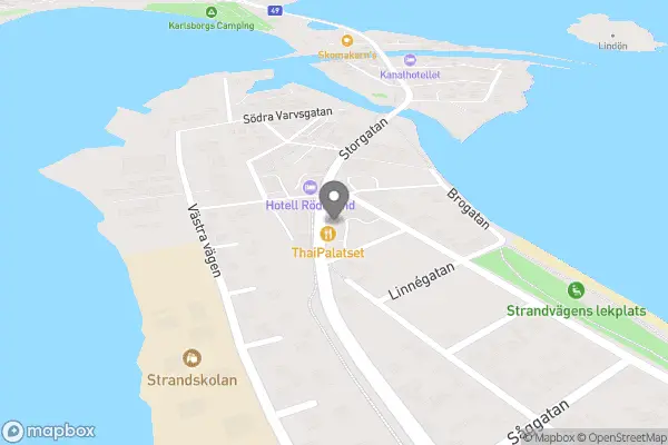 Kjällströms Blomsterhandel AB - Karlsborg karta