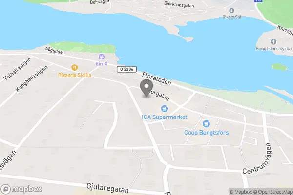 La Bella - Bengtsfors karta