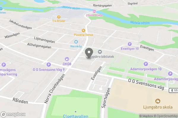 Ljungsbro Blomsterhandel - Ljungsbro karta