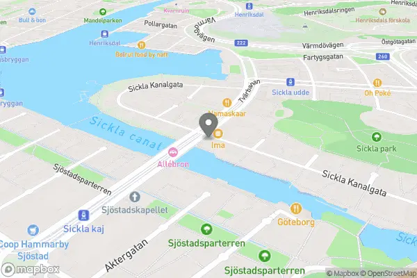 Magnolia Blomsterhandel - Stockholm karta