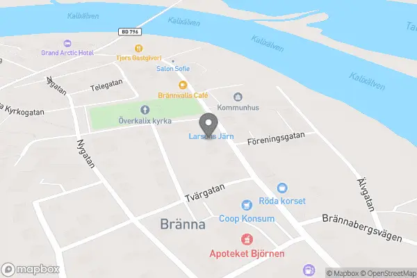 Överkalix Blommor & Begravningsbyrå AB - Överkalix karta