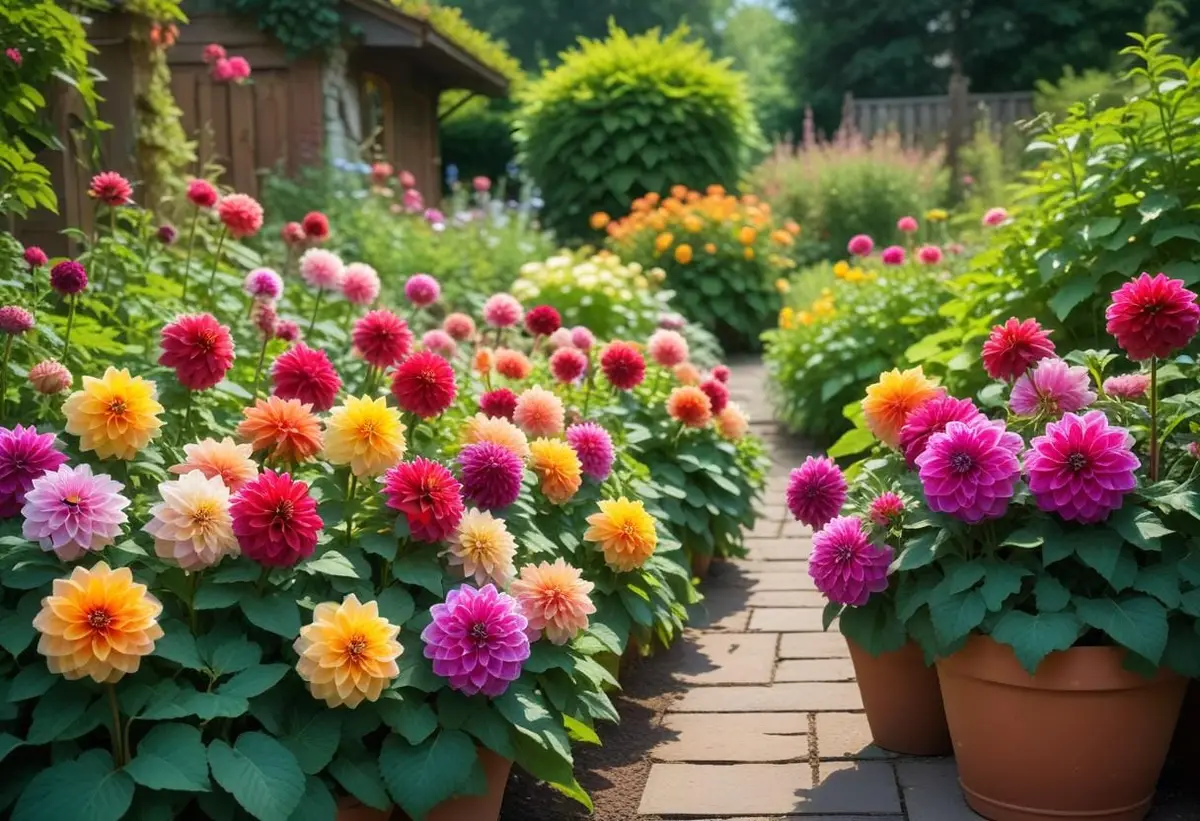 Så här planterar du ut dahlia för en färgsprakande sommar! illustration