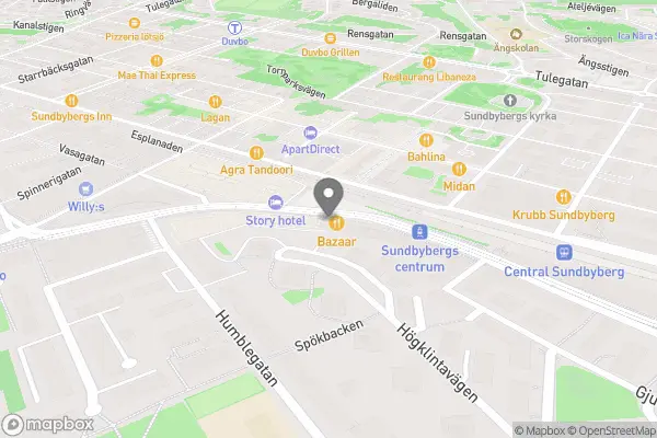 Sundbybergs blomsterhandel - Sundbyberg karta