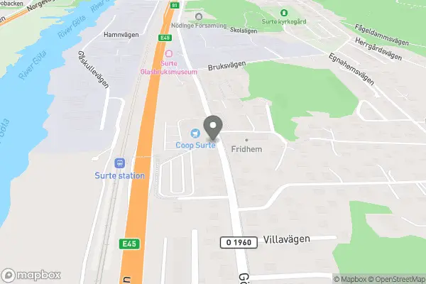 Sven Blomma I Surte - Surte karta