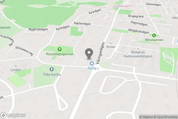 Täby Kyrkby Blommor och Ting AB - Täby karta