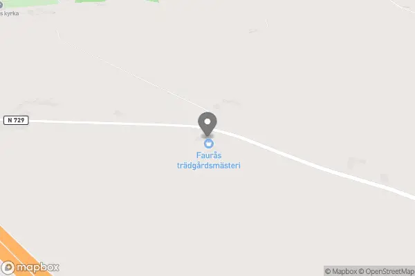 Trädgårdsmästeriet faurås - Falkenberg karta
