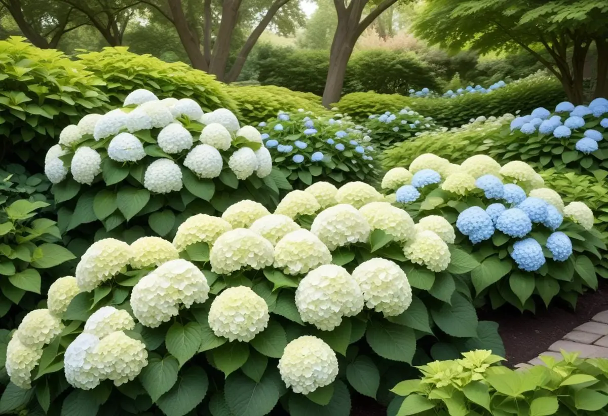 Vidjehortensia – så skapar du en blomstrande oas! illustration